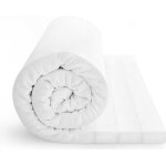 Surmatelas en mousse - sur matelas 140x190 - grand confort - surmatelas ergonomique - hauteur 5cm - d�houssabl ...