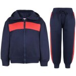 Survtement a2z 4 kids - panneaux contrasts - capuche - pour filles et garons 5 - 13 ans