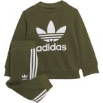 Survtement adidas pour enfant crew vert he4668 - football - manches longues - respirant