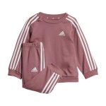 Survêtement - adidas - essentials 3 - stripes - rose - manches longues - garçon Survêtement - adidas - essentials 3 - stripes - rose - manches longues - garçon