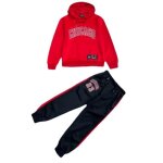 Survtement de basket - npz - chicago - rouge - taille 4  14 ans - 100% polyester