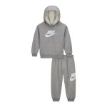 Survtement bb - nike - club fleece - gris - manches longues - respirant