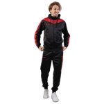 Survêtement à capuche polaire givova roma - rouge / noir - homme - football - indoor Survêtement à capuche polaire givova roma - rouge / noir - homme - football - indoor