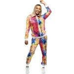 Dguisement survtement disco multicolore femme