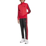 Survtement enfant - adidas - essentials climacool - rouge - manches longues - respirant