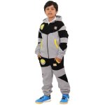 Survtement enfant garon nyc deluxe edition imprim  capuche gris & noir - manches longues - 7 - 13 ...