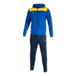 Joma phoenix ii ? surv�tement enfant 9 / 10 ans bleu / jaune football (sweat zipp� + pantalon)