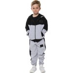 Surv�tement enfant unisexe a2z - haut et bas jogging costume - gris - manches longues - multisport