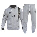 Survtement enfant unisexe hnl projection gris & noir - haut et bas jogging costume 2 - 13 ans