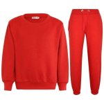 Surv�tement enfant unisexe rouge - haut et bas jogging costume 5 - 13 ans