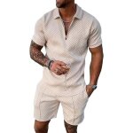 Survetement ensemble homme Été manche courte sport deux pièces polo imprimée tee shirt court pantalon ... Survetement ensemble homme Été manche courte sport deux pièces polo imprimée tee shirt court pantalon ...