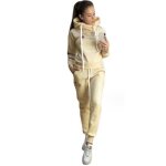 Surv�tement femme - casual - gris clair - manches longues - respirant - multisport