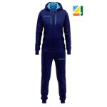 Survtement femme - givova - navy blue / turquesa - 2xl - manches longues - respirant