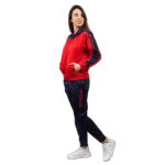 Surv�tement femme givova roma - rouge / navy blue - 3xl - football - multisport - manches longues