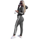 Survtement femme - grande taille - pull et pantalon - sport jogging sweat - shirt fille - gris