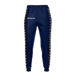 Survtement de football - givova - jogging  bande tricot - navy blue - respirant - homme