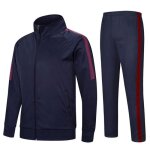 Survtement football homme ensemble vetement polaire veste zippee et pantalon pour entranement - bleu ...