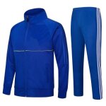 Survtement football homme - sport ensemble vetement polaire - bleu