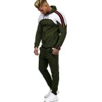 Survtement de football pour hommes - marque - modle - vert - manches longues - indoor