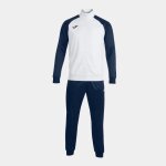 Survtement de football - joma - academy iv - blanc / bleu marine - manches longues - respirant