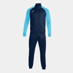Surv�tement joma academy iv homme - bleu marine / turquoise veste + pantalon respirant manches longues ...