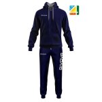 Survtement - givova - poker - navy blue - xl - homme - football - manches longues