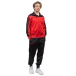 Surv�tement givova roma - rouge / noir - xl - homme - football - manches longues