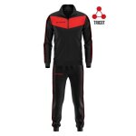 Survtement givova visa - noir / rouge - homme - football - manches longues