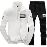Survêtement homme 2 pièces ensemble à manches longues zippé garçon jogging sport décontracté veste + ... Survêtement homme 2 pièces ensemble à manches longues zippé garçon jogging sport décontracté veste + ...