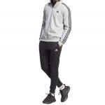 Survêtement homme adidas basic 3 - stripes fleece gris - multisport indoor - manches longues respirant ... Survêtement homme adidas basic 3 - stripes fleece gris - multisport indoor - manches longues respirant ...