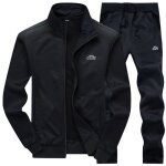 Survtement homme ensemble blouson sweat zipp sports jogging pantalon 2 pices sportwear tenues
