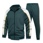 Survtement homme ensemble blouson sweat zipp sports jogging pantalon 2 pices sportwear tenues xd157 ...