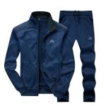 Ensemble homme 2 pi�ces - fondupin - manteau en col montant et pantalon jogging de cordon de serrage ...