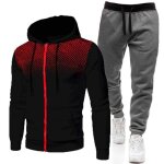 Surv�tement homme ensemble - marque - pantalon de sport jogging - noir - respirant - indoor - fitness ...