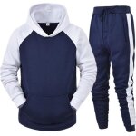 Survtement homme ensemble hommes sweats  capuche et sport pantalons cravate  la taille automne hiver ...