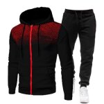 Surv�tement homme - marque inconnue - noir - manches longues - fitness - football - respirant
