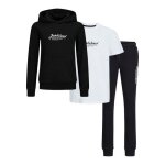 Survtement - jack & jones - beau pack - enfants - manches longues - multisport - noir et blanc