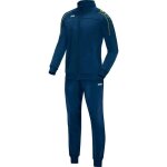 Survêtement - jako - classico - polyester - bleu nuit / jaune citron - manches longues Survêtement - jako - classico - polyester - bleu nuit / jaune citron - manches longues