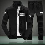 Survtement jogging homme 2 pices ensemble  manches longues garon sport dcontract veste + pantalon ...