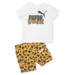 Survtement molleton bb puma ess + mates - blanc