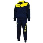 Survetement multisport - givova - tuta visa - bleu - jaune - adulte