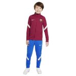Surv�tement nike barcelone 2021 - 22 rouge noble / bleu enfant