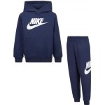 Nike surv�tement enfant club fleece bleu ? sweat � capuche et pantalon manches longues multisport indoor ...