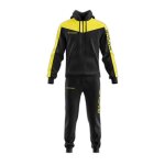 Survtement polaire givova roma - noir / amarillo - homme - football - l