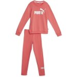 Surv�tement puma logo fl jr rose fille