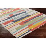 Livabliss tapis de couloir � poils courts doux scandinave moderne anais 80x220cm multicolore