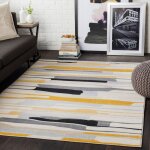 Livabliss tapis de salon � poils courts doux scandinave moderne anais 120x170cm multicolore / gris