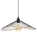 Suspension alara mtal noir d45cm - atmosphera createur dinterieur - noir