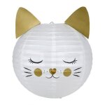 Suspension boule japonaise chat d35