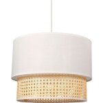 Suspension gigogne 2 abat - jours cannage ostaria